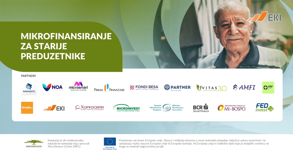 Kampanja „Mikrofinansiranje za starije preduzetnike“